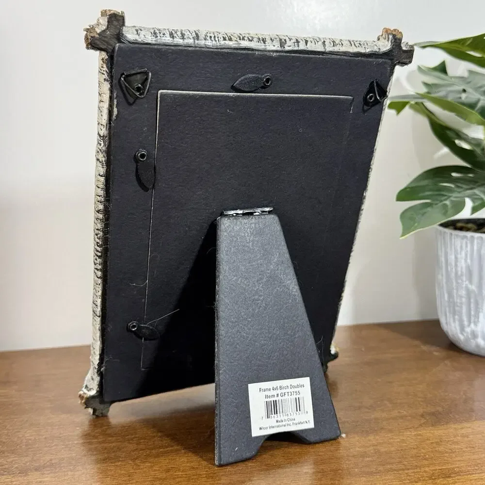 Birch Wood 5x7 Picture Frame Faux-Wood Rustic Photo